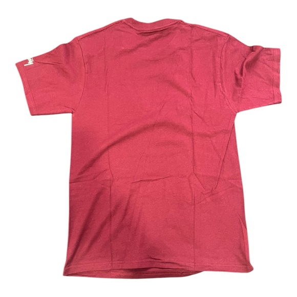 Stussy Maroon Hold Down The Crown Tee Mens Size Small - Picture 2 of 5